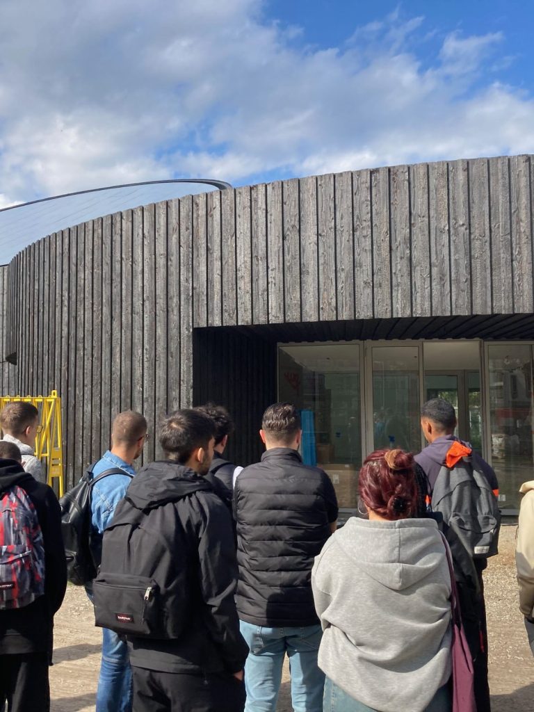 Visite de chantier du planétarium Strasbourg © caue-alsace